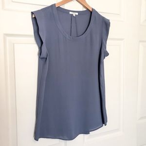 Pleione Casual Blue Blouse